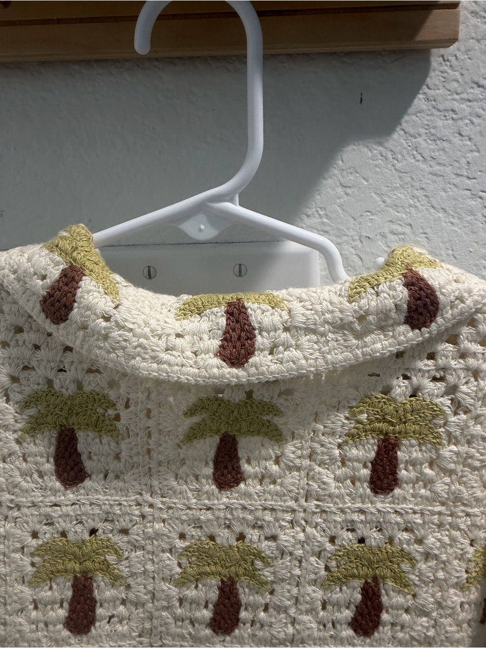 NWT Zara Palm Crochet Top - Picture 10 of 10